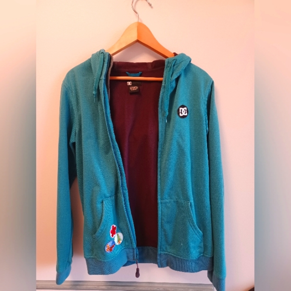 DC Womens Blue Spring Coat, M